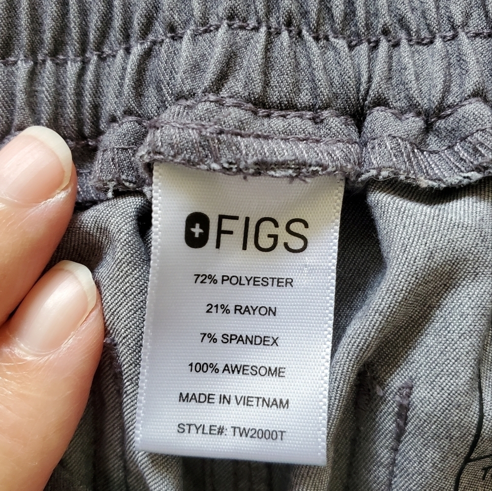 Figs Straight Leg Scrub Pants.   Size XS - Picture 7 of 8